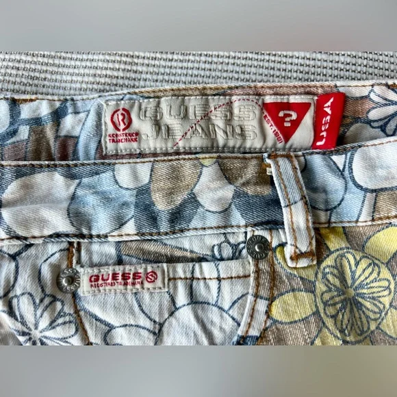 Vintage❤️Guess Jeans Denim Mini Skirt Y2K🥰 - Picture 4 of 6